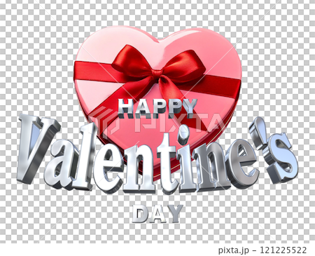 3DCG文字「Happy Valentine's Day/ハッピーバレンタインデー」シルバー,銀 3DCG文字「Happy Valentine's Day/ハッピーバレンタインデー」シルバー,銀 121225522
