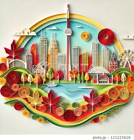 Toronto city in Christmas 121225626