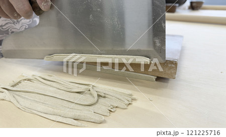 蕎麦打ち教室 そば切り包丁で蕎麦切り 蕎麦打ち教室 そば切り包丁で蕎麦切り 121225716