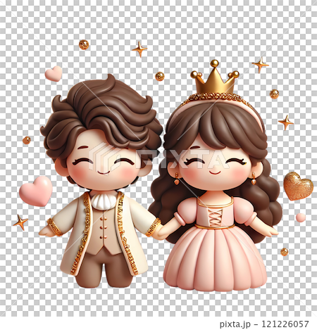 Prince and princess doll 121226057