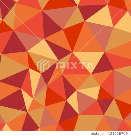 Polygonal rainbow mosaic background. Abstract low poly vector illustration. Triangular pattern in halftone style. Template geometric business design with triangle for poster, banner, card, flyer Polygonal rainbow mosaic background. Abstract low poly vector illustration. Triangular pattern in halftone style. Template geometric business design with triangle for poster, banner, card, flyer 121226706