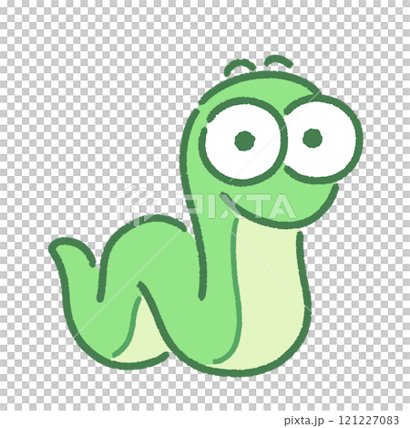 滑稽的蛇插畫-大眼睛 滑稽的蛇插畫-大眼睛 121227083