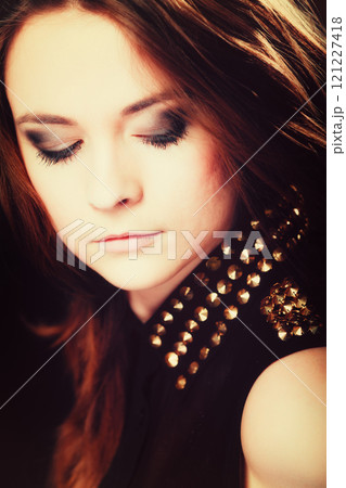people concept - teenage girl portrait people concept - teenage girl portrait 121227418