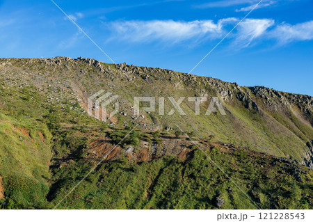 夏の草津白根山南麓の雄大な風景 夏の草津白根山南麓の雄大な風景 121228543