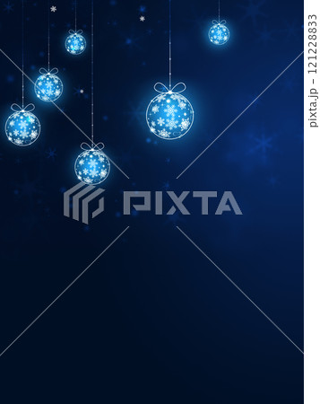 christmas balls blue holiday poster christmas balls blue holiday poster 121228833