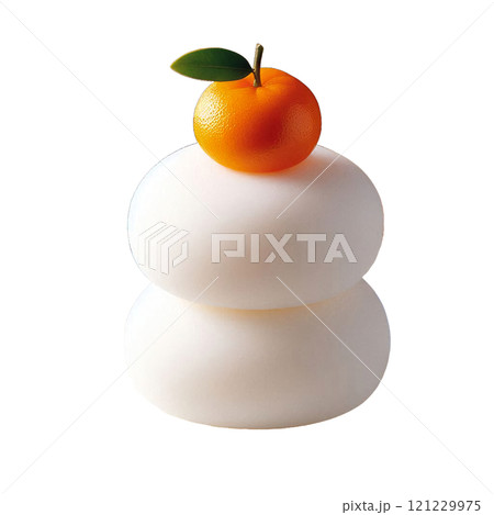 鏡餅っぽいけど何かが違うイラスト 121229975