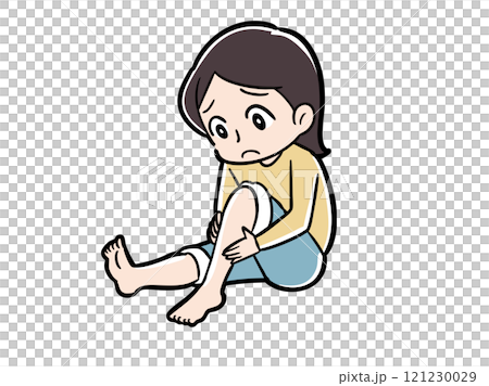 Women who are concerned about swelling in their legs 121230029