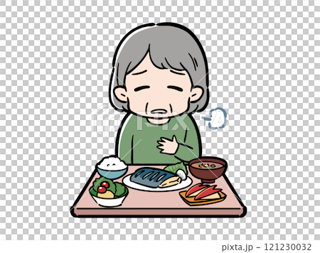 老婦人沒有食慾 121230032