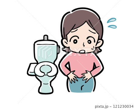 便秘でお腹の調子が気になる女性 121230034