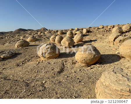 Large calcareous concretions in the Eilat mountains Large calcareous concretions in the Eilat mountains 121230047