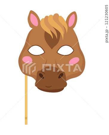 A Cute Cartoon Horse Mask Designed Specifically for Kids Parties and Special Events A Cute Cartoon Horse Mask Designed Specifically for Kids Parties and Special Events 121230605