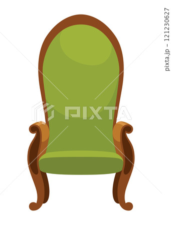 Regal Royal Throne Exudes And Grandeur. Fit For Royalty, These Throne Feature Exquisite Craftsmanship And Luxurious Upholstery. Icon 121230627