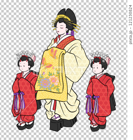 江戶吉原的名妓和神室插圖 江戶吉原的名妓和神室插圖 121230824