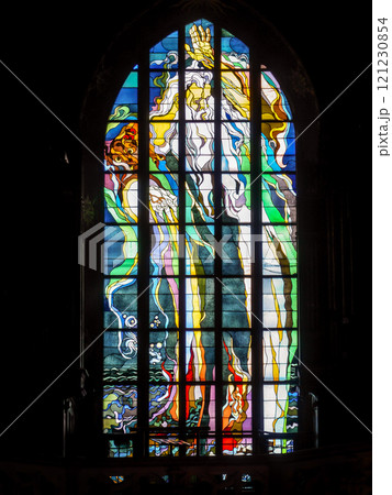 Stained Glass Window Stained Glass Window 121230854