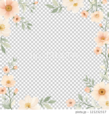 自然的設計與優雅的花卉圖案 121232317