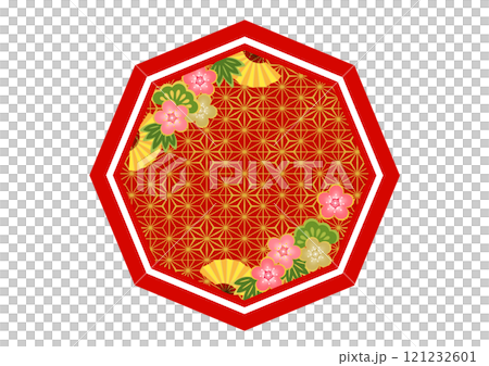 Japanese pattern background 121232601