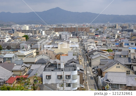 京都市の船岡山からの景観 京都市の船岡山からの景観 121232661