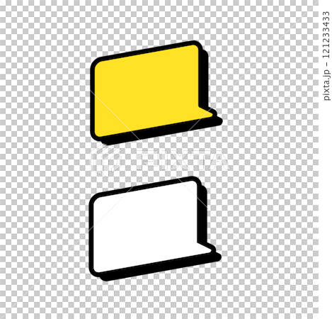 語音氣泡框架集簡單語音氣泡圖示向量插畫素材單色黑白白色背景 121233433