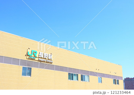 長野県長野市、長野駅東口の風景 長野県長野市、長野駅東口の風景 121233464