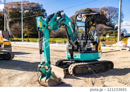 所沢市かめがね新道 道路築造工事 重機ミニユンボ 所沢市かめがね新道 道路築造工事 重機ミニユンボ 121233691