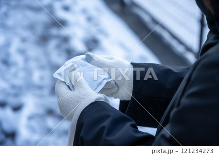 寒い冬のイメージ　 121234273