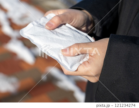 寒い冬のイメージ　 121234274