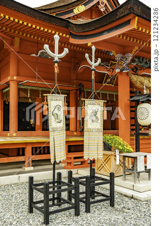 富士山本宮浅間大社　 神鉾　静岡県富士宮市 121234286