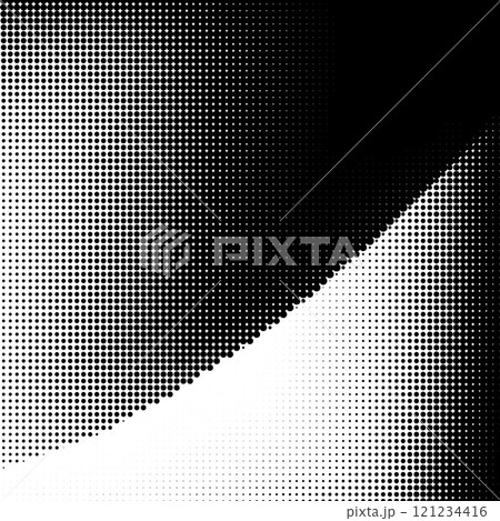 Black and white halftone pattern. Vector illustration Black and white halftone pattern. Vector illustration 121234416