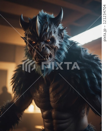 alien monster portrait 121234704