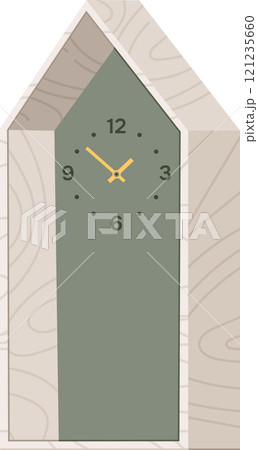 modern boho wall watches with wooden frame 121235660