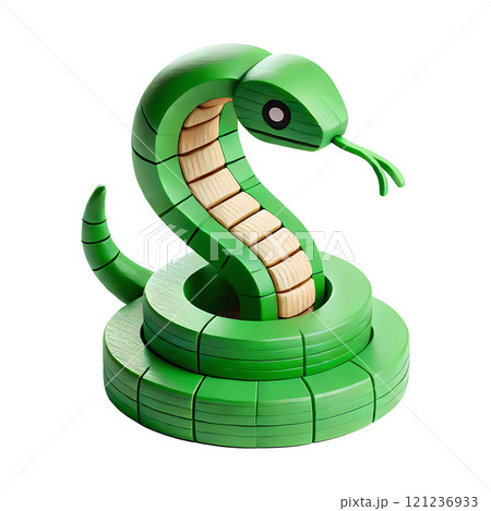 Chinese New Year of Snake Mascot 121236933