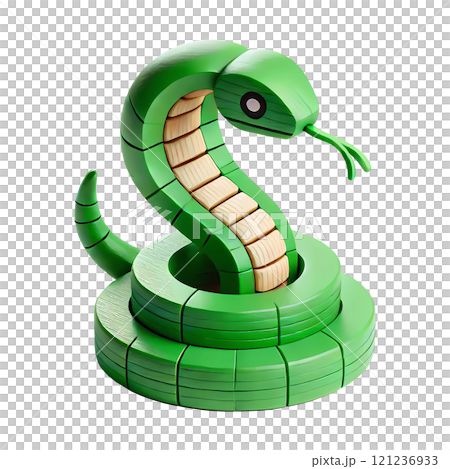 Chinese New Year of Snake Mascot 121236933