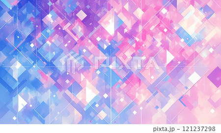 幾何学模様の背景画像 121237298