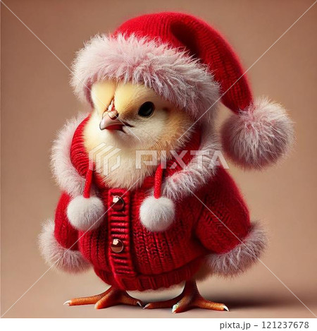 ヒヨコ サンタクロース 121237678