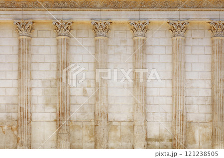 Background of antique Roman temple wall Background of antique Roman temple wall 121238505