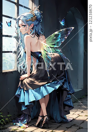 ドレスアップした妖精 121238670
