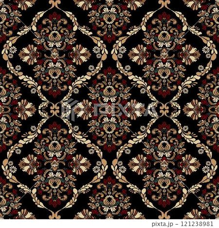 Motifs African boho paisley Floral Ikat pattern embroidery damask. Ethnic ikat floral Ethnic Indian Pattern Ikat pattern Ethnic Pattern.Damask indian floral Aztec embroidery border seamless patterns. Motifs African boho paisley Floral Ikat pattern embroidery damask. Ethnic ikat floral Ethnic Indian Pattern Ikat pattern Ethnic Pattern.Damask indian floral Aztec embroidery border seamless patterns. 121238981