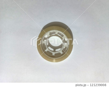 Tape roll on white background Tape roll on white background 121239008