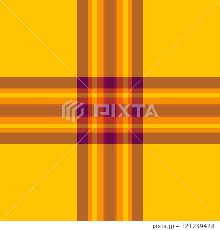 Ribbon seamless check background, length plaid texture textile. Valentine pattern tartan fabric vector in bright and golden poppy colors. Ribbon seamless check background, length plaid texture textile. Valentine pattern tartan fabric vector in bright and golden poppy colors. 121239428
