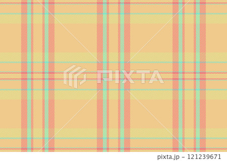 Repeatable patterns fabric tartan background, shape seamless textile plaid. Flannel check pattern vector texture in amber and lime colors. Repeatable patterns fabric tartan background, shape seamless textile plaid. Flannel check pattern vector texture in amber and lime colors. 121239671