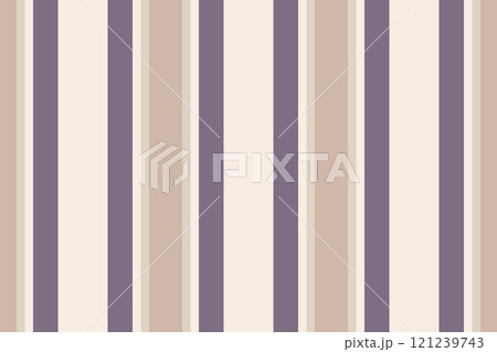 Craft pattern seamless vertical, reel vector textile fabric. Patch background lines texture stripe in light and linen colors. 121239743