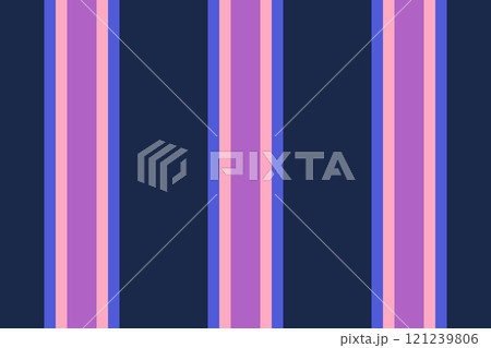 Lale vertical texture vector, tailor fabric seamless pattern. Bodel stripe lines textile background in blue and red colors. 121239806