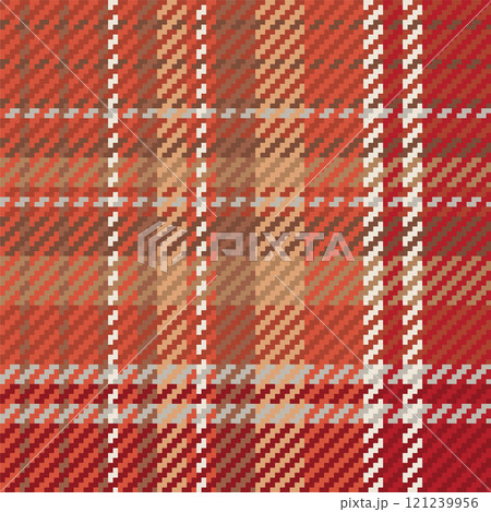 Seamless pattern of scottish tartan plaid. Repeatable background with check fabric texture. Vector backdrop striped textile print. Seamless pattern of scottish tartan plaid. Repeatable background with check fabric texture. Vector backdrop striped textile print. 121239956