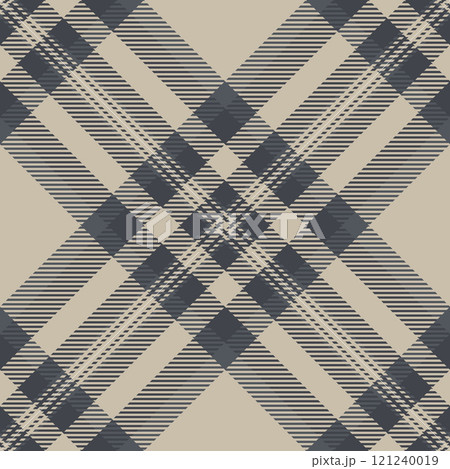 Retail fabric check plaid, material texture pattern textile. Cover vector background tartan seamless in pastel and dark colors. 121240019
