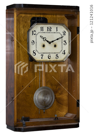 vintage antique clock with pendulum 121241016