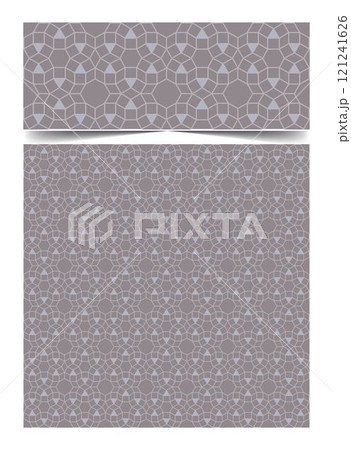 Seamless moroccan pattern background with flowers illustration clip-art Seamless moroccan pattern background with flowers illustration clip-art 121241626