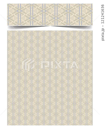 Seamless moroccan pattern background with flowers illustration clip-art 121241636