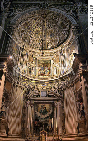 Interior of Basilica of Santa Maria Maggiore, Bergamo 121242189