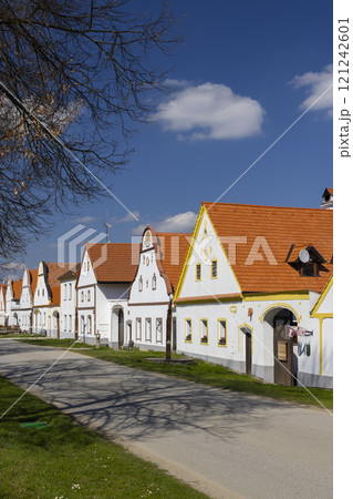 Holasovice village UNESCO site, Southern Bohemia, Czech Republic Holasovice village UNESCO site, Southern Bohemia, Czech Republic 121242601