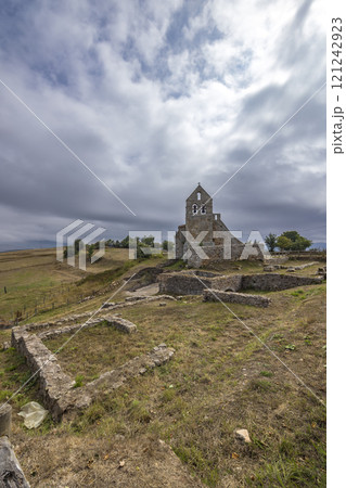 Church of Santa Maria de Retortillo (Iglesia de Santa Maria), Juliobriga, Campoo de Enmedio, Matamorosa, Cantabria, Spain Church of Santa Maria de Retortillo (Iglesia de Santa Maria), Juliobriga, Campoo de Enmedio, Matamorosa, Cantabria, Spain 121242923